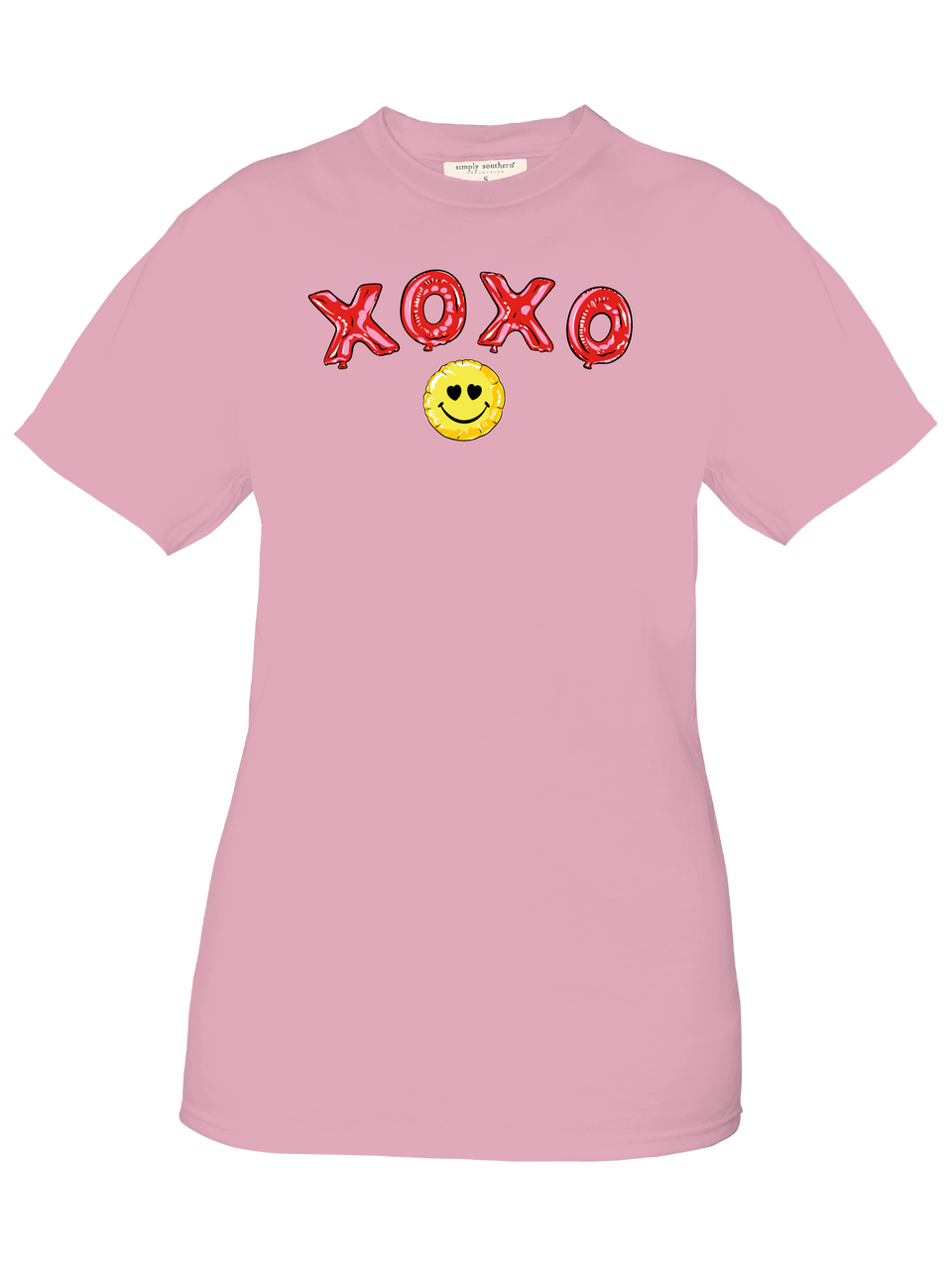 SIMPLY SOUTHERN XOXO VALENTINE'S DAY SHORT SLEEVE TSHIRT