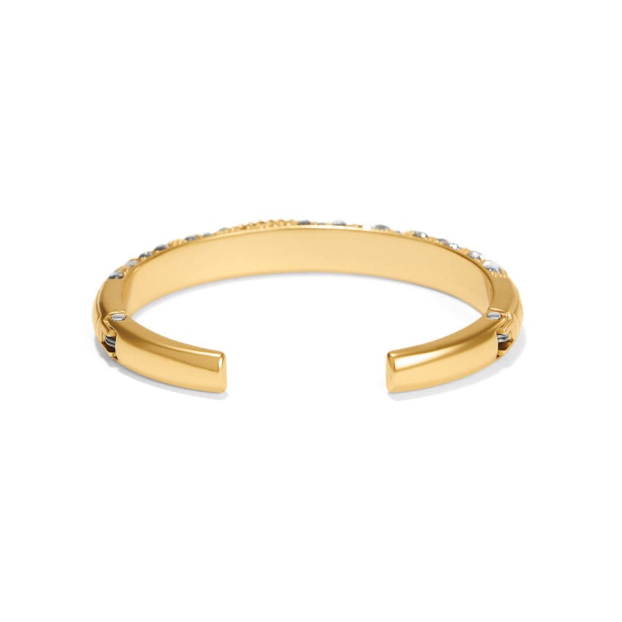 TRUST YOUR JOURNEY HINGE BANGLE- GOLD