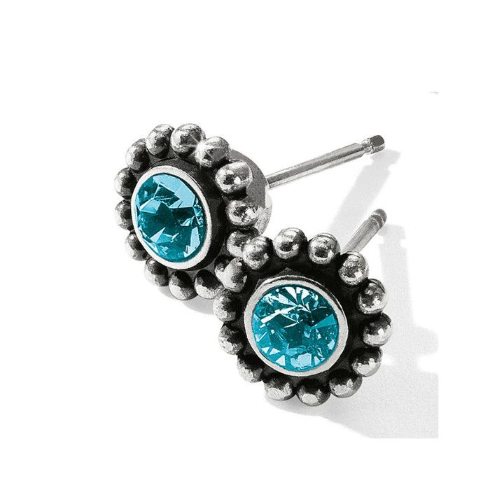 Twinkle Color Mini Post Earrings - ZIRCON