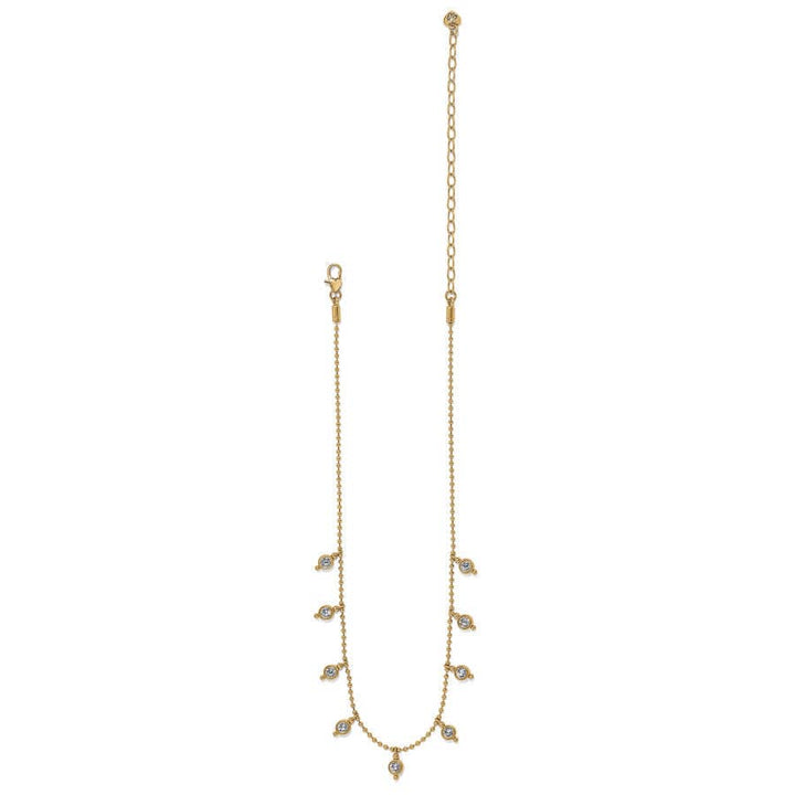 TWINKLE MOD DROPLET REVERSIBLE NECKLACE - GOLD