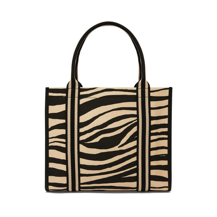 ZEBRA LOVE CANVAS CARRYALL