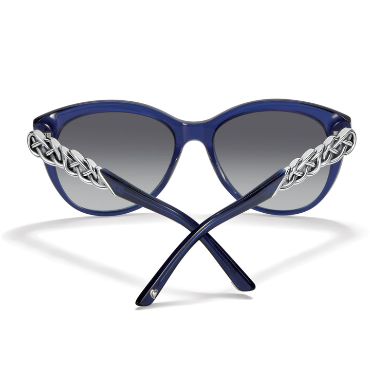 INTERLOK BRAID BLUE SUNGLASS