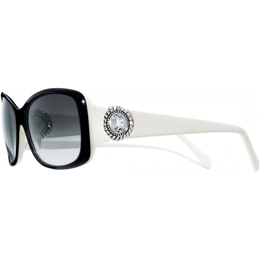TWINKLE  SUNGLASSES - BLACK-WHITE