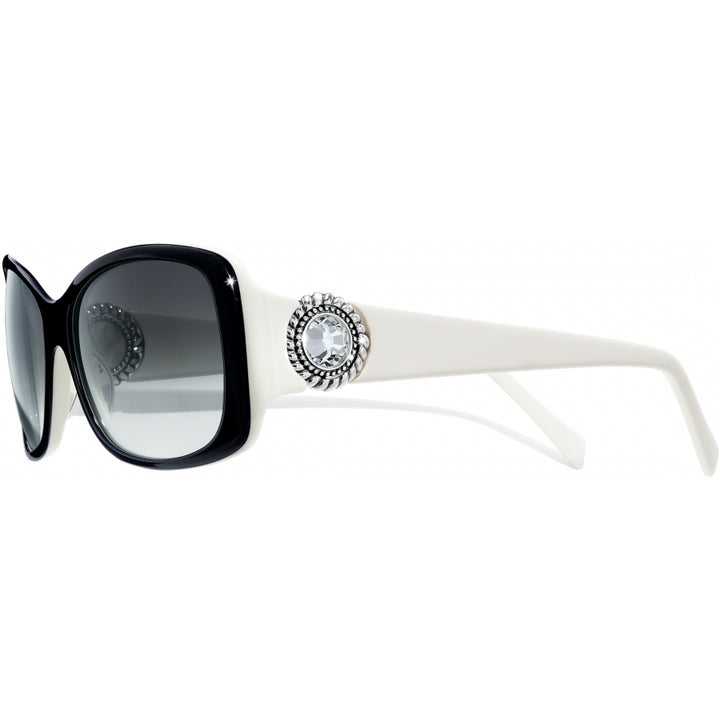 TWINKLE  SUNGLASSES - BLACK-WHITE