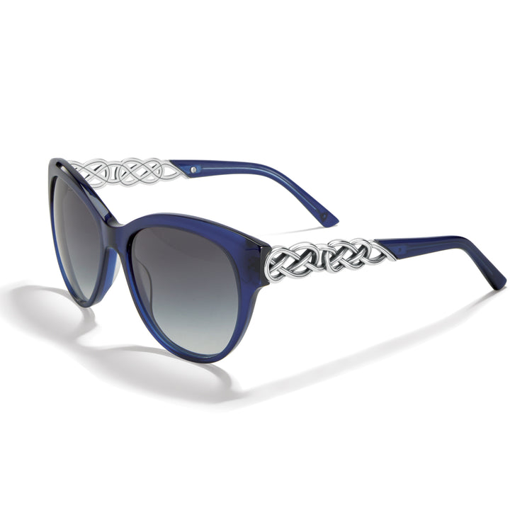 INTERLOK BRAID BLUE SUNGLASS