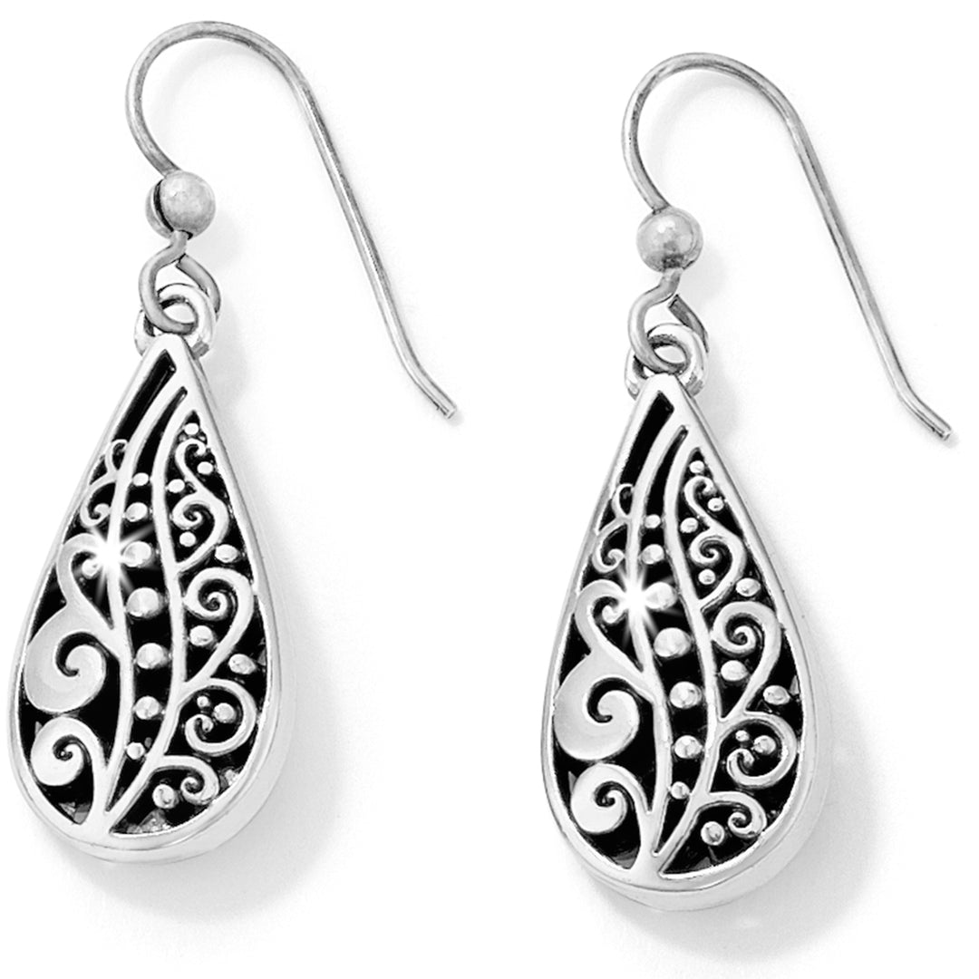 LOVE AFFAIR FRENCH WIRE EARRIN - SILVER