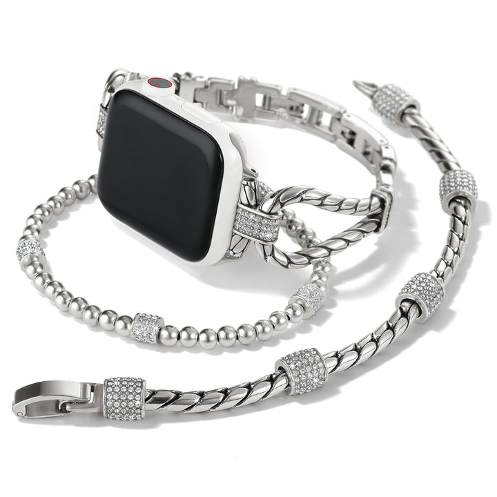 MERIDIAN APPLE WATCH BAND - SILVER