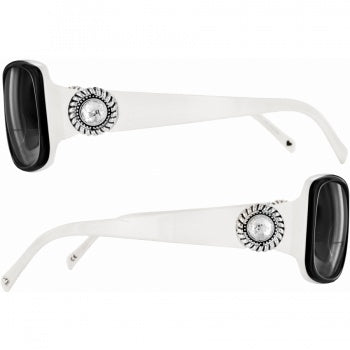 TWINKLE  SUNGLASSES - BLACK-WHITE